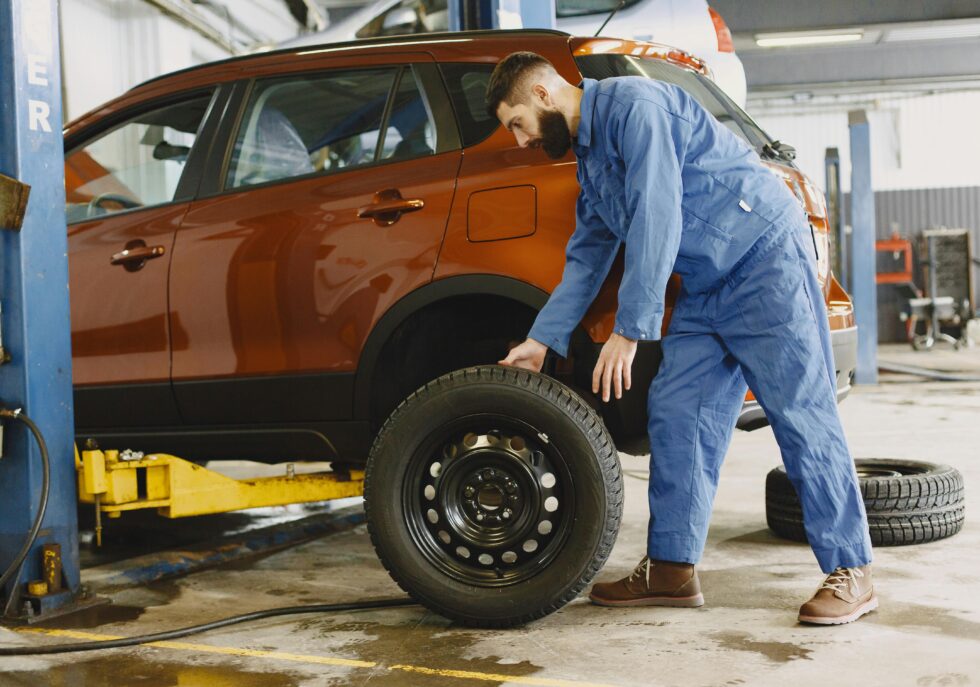 VW Golf tyre replacement