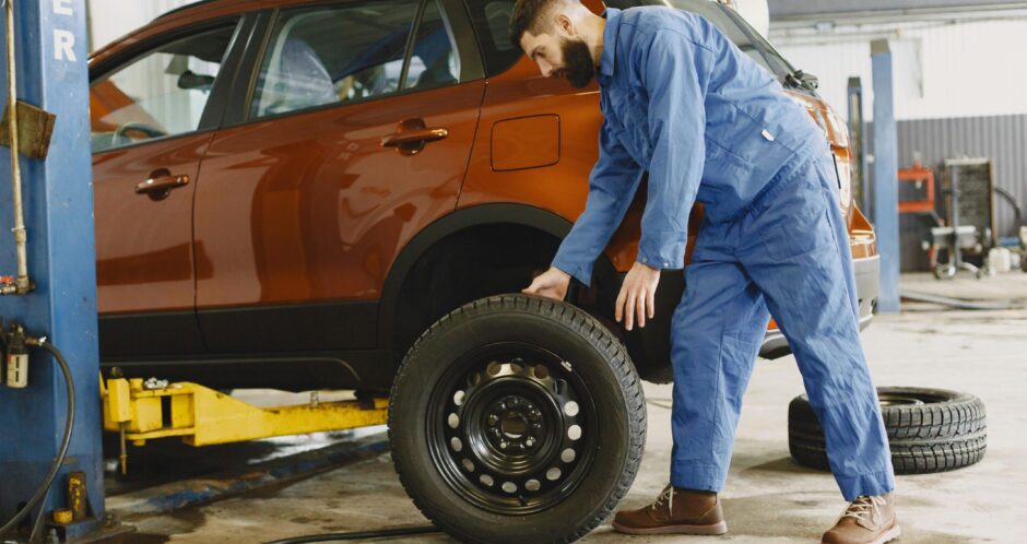 VW Golf tyre replacement